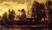 Charles Francois Daubigny Soleil Coucbant oil on canvas